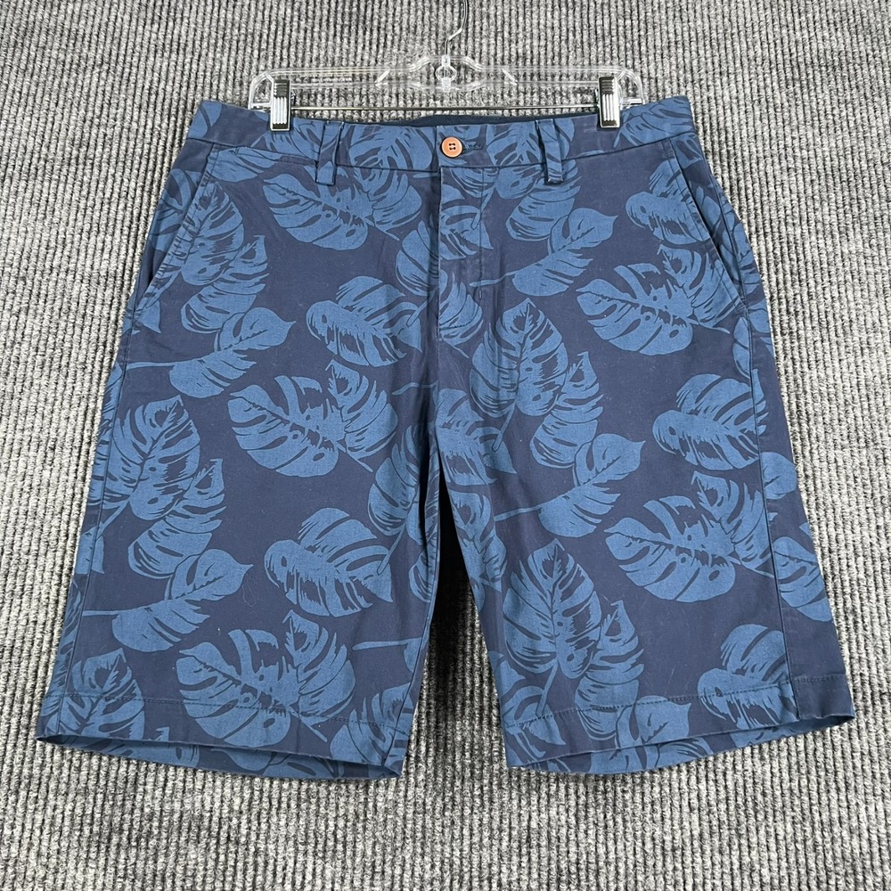 Tommy Bahama Shorts Mens Size 33 Blue Floral Chino Outdoor Casual Golf Beach